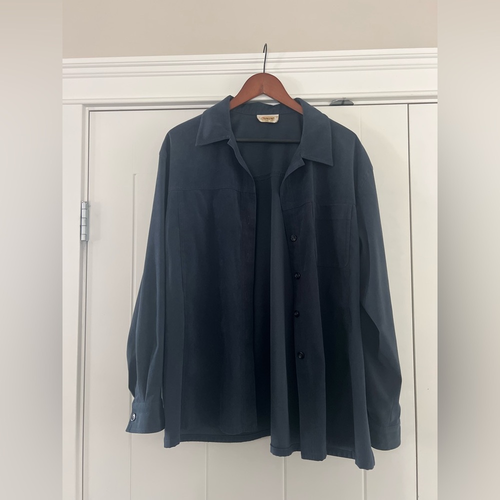 Oversized Vintage Inspired Button Up Shirt